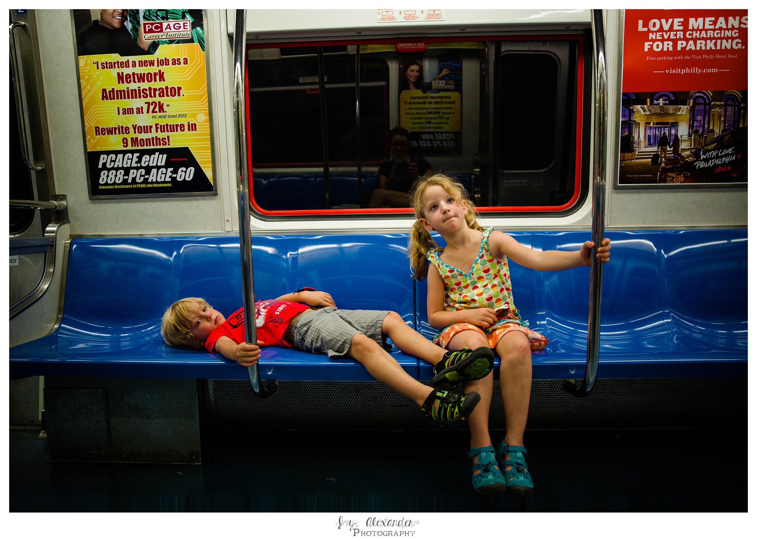 NYC, new york city, subway, sibling photography